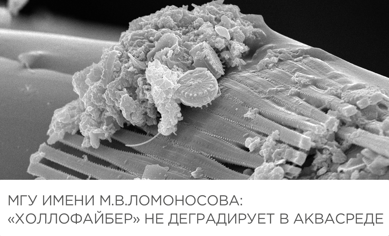 МГУ имени М.В.Ломоносова: «Холлофайбер» не деградирует в аквасреде